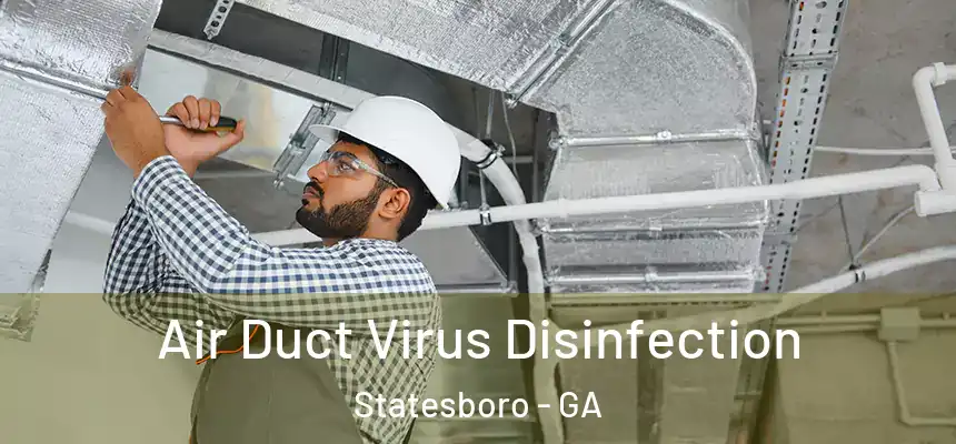 Air Duct Virus Disinfection Statesboro - GA